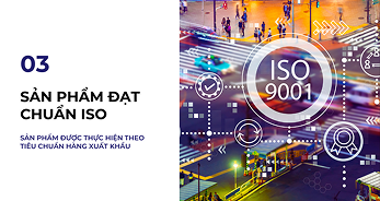 Sản phẩm đạt chuẩn ISO